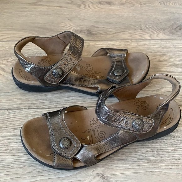 Taos Leather Desire Sandals Size 10 - Picture 2 of 10